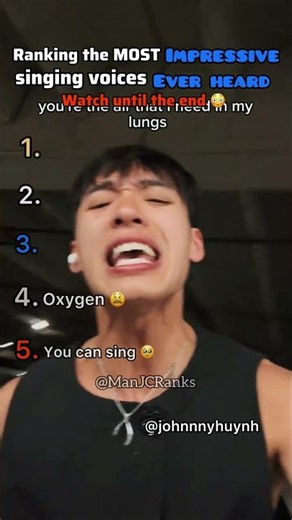 Ranking The Most Impressive Singing Voices EVER Heard 🎤🤯