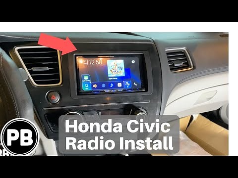 2012 - 2015 Honda Civic Radio Install