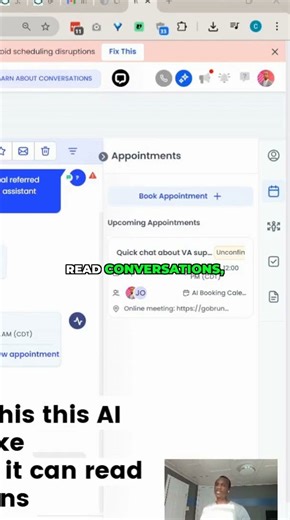 AI Books Appointments for Me—Here's How! #shorts #automation