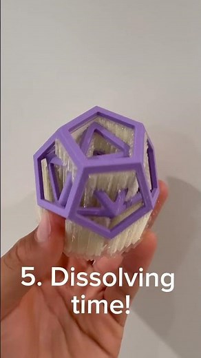 Bambulabs Dissolvable PVA #3dprinted #3dprinter #bambulab #filaments #PLA #PVA #timelapse