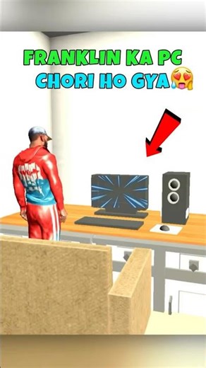 Franklin pc was stolen in Indian bike driving game #indianbikedriving3d #gta