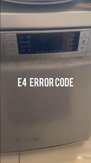 How to fix E4 Error Code in Dishwasher #diy #dishwashers #sankitchen