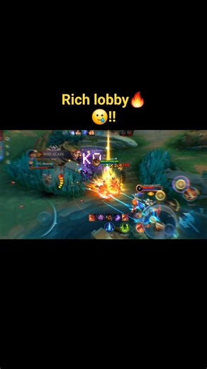 Dominating in Rich Lobby🔥🗿!! #mobilelegends #MLBB #Ml