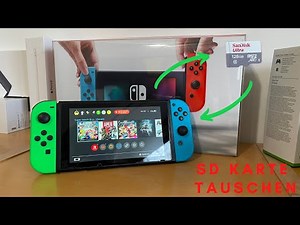 Wie tausche ich die SD Karte meiner Nintendo Switch