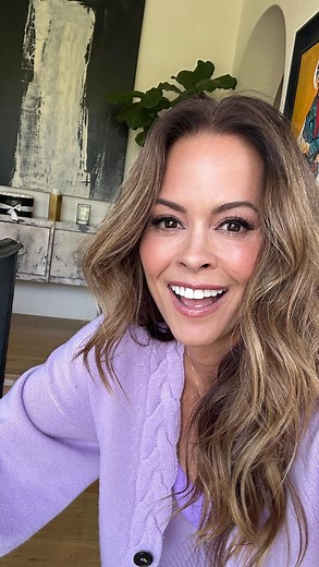 Brooke Burke on Instagram: "Set life 💜shaking up the #protein scene. Come to work with me. How do you get your protein? @my_powerlife"