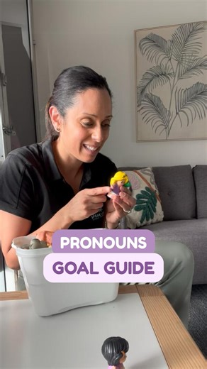 Speechie Founder, CEO, Online Mentor & Coach on Instagram: "Do you ever have those moments where you think 🤔 “I need to plan and deliver this language goal in speech therapy and I’m not sure how?” 💭 Maybe you wish you could plan quicker ⏱️ and more clearly, and have an automatic resource plan? 📝 Maybe you’re feeling tapped out and in need of therapy inspo!? 💡✨ Well, good news, I have all that for you in the Pronouns Preschool Language Goal Guide! 🎯🎊 This guide will give you the exact thera