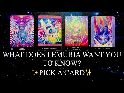 PICK A CARD | 🦋WHAT DOES LEMURIA WANT YOU TO KNOW RIGHT NOW?✨