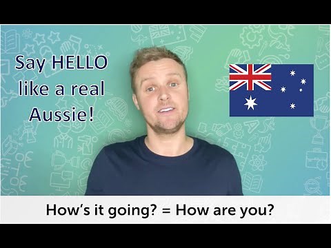 Say hello like a real AUSSIE!