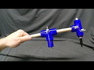 Make It: an Extreme Circle Beam Compass out to 8 ft Diameters for $4