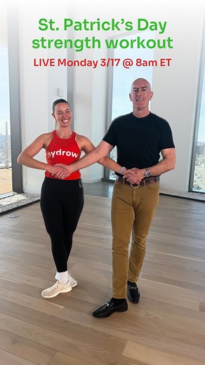 Join our two whimsical skedaddlers for a special LIVE St. Patrick’s Day strength workout, Monday 3/17 at 8am ET - only on Hydrow! ☘️💪 | Hydrow