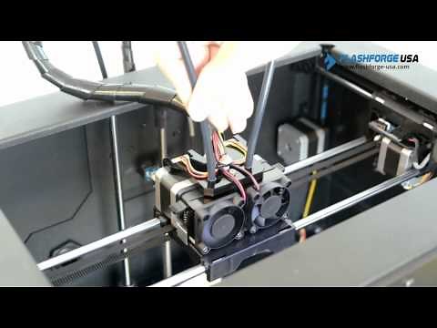 FLASHFORGE Creator X 3D Printer - 03. Loading/Unloading Filament
