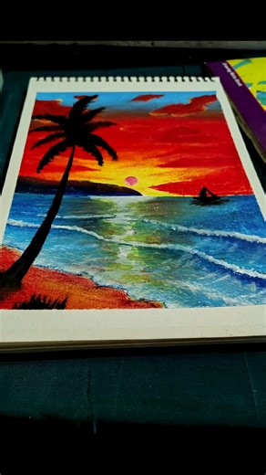 Seen art with pastel colours | #art #drawing #viral #shorts ‪@art.with.yash-12‬