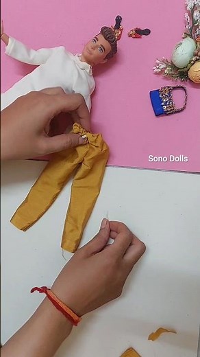Part 2 - Ken doll dress making