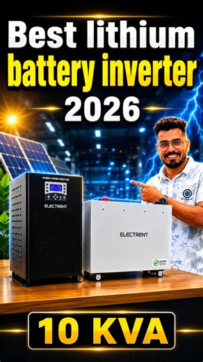 Best lithium battery inverter 2026 #shorts #lithiumbattery #inverterbattery #10kvainverter