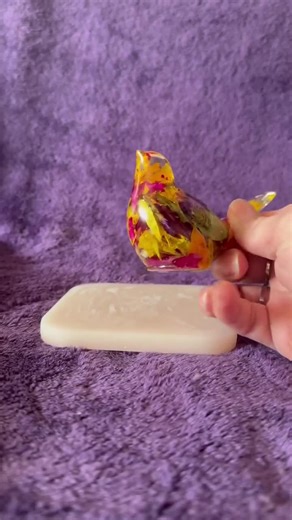 Custom Floral Resin Bird Memorial Decoration: Funeral Flower Keepsake, Decorative Cardinal Memento - Etsy