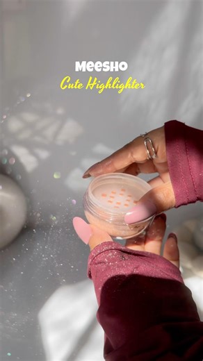 Meesho Highlighter 💕 Cute Kawaii Makeup Products ✨ #kawaiimakeup #meeshofinds #cutemakeup