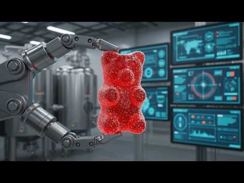 Comment c'est fabriqué: L'INCROYABLE PROCESSUS de production de 10 MILLIONS DE GOMMES par jour.