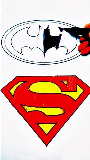 Coloring page with Batman and superhero logo. Tell me what to draw in the comments. #colormixing