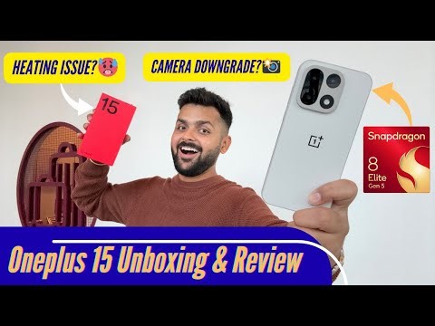Oneplus 15 Unboxing & Review - Detailed Performance, Camera, Battery Test & More!