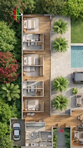 Realistic 3D Floor Plan Design for Modern Homes A clean and realistic 3D floor plan design that helps buyers instantly understand the layout. Perfect for real estate listings, apartments, and residential projects. DM me for professional 2D & 3D floor plan services 📩 #3DFloorPlan #FloorPlanDesign #RealEstateTok #HomeDesign