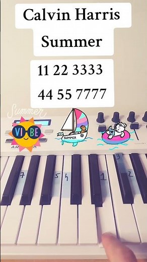 How To Play 'Summer' by Calvin Harris (Piano Tutorial)