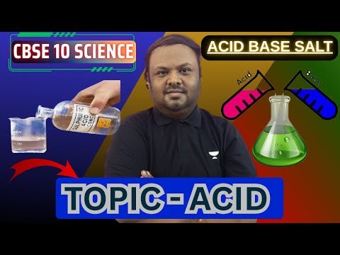 Acid Base Salt | Class 10 Science | All about Acid | Ncert Covered | CBSE 2026 | Animation