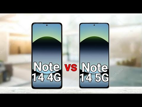 Redmi Note 14 4G vs Redmi Note 14 5G