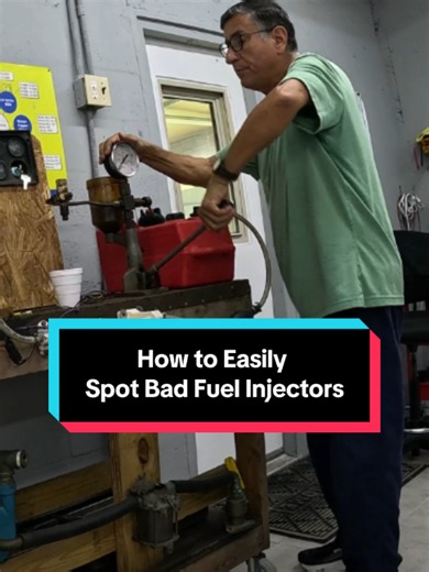 How to Easily Spot Bad Fuel Injectors . #mechaniclife #engineering #engines #marineengineering #student #mrlopezclasses