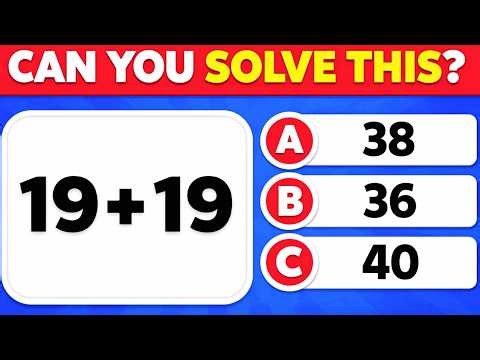 Can You Pass These 50 Mental Math Levels? Ultimate Math Quiz Challenge! 🤓✖️ | Quiz TINO