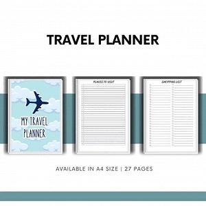Travel Planner | Digital Travel Plan | Travel Itinerary | Vacation Planner | iPad Planner | Good Notes Planner | Instant Download - Etsy UK