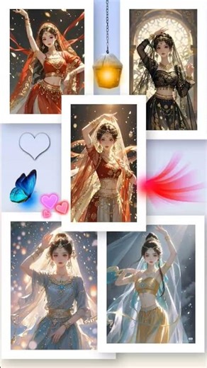 Royal Anime Bride Look 👑✨ | Magical AI Art