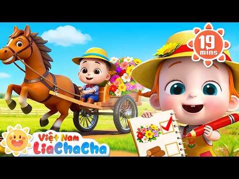 🐎 Ở nông trại có một chú ngựa | Động vật nông trại | LiaChaCha - Ca Nhạc Thiếu Nhi Việt Nam