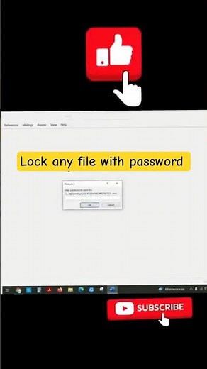 how to protect word file with password 🆕 #passwordprotection