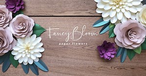 Cardstock Paper Flowers - FancyBloom