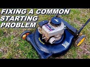 Poulan pro mower has a common problem that won't allow it to start
