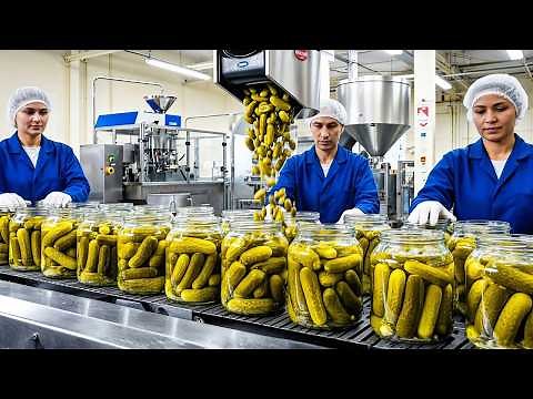 How Pickles Are Made 🥒 (Full Factory Process)