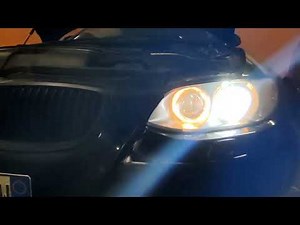 How to replace the H3 type headlight bulb on the Bmw 320?