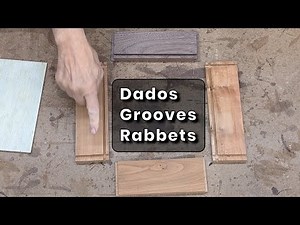 Woodworking 101 Mastering Grooves, Dados, and Rabbets