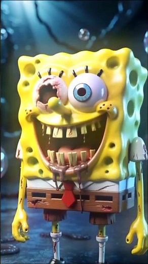 SpongeBob Horror: Patrick & Squidward's Terrifying Transformation!