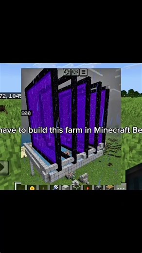 Ultimate gold XP farm in Minecraft bedrock tutorial #minecraft #gaming #building #tutorial