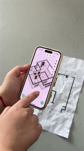 2D is basic?Watch me go 3D in seconds! #3dfloorplan #homedesign #interiordesign #housetour