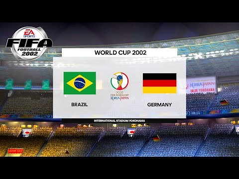 2002 FIFA World Cup (FIFA 2002) - Brazil vs Germany - Final WC 2002 Gameplay PS2 HD [PCSX2]