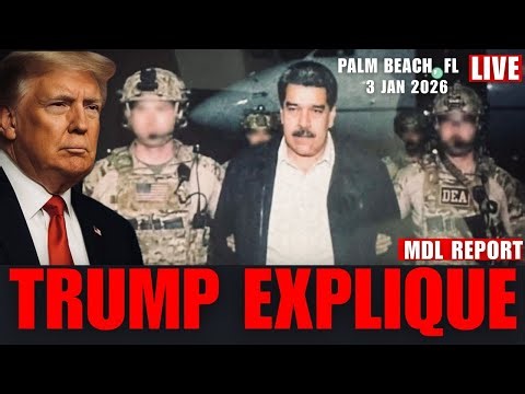 Le PR. Trump tient une conférence de presse sur la capture du président vénézuélien Nicolas Maduro