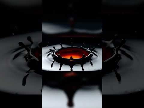 Molten Metal Drop into Liquid Pool 🌊⚙️ | Ultra Slow Motion #asmr