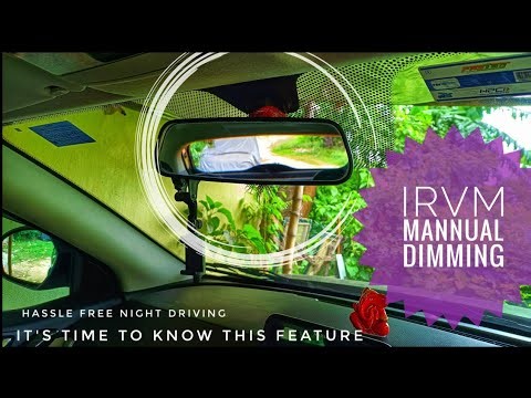 Tata Nexon XZ manual dimming IRVM | Anti glare IRVM | No need of auto dimming IRVM