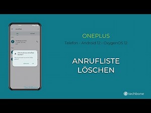 Anrufliste löschen - OnePlus [Android 12 - OxygenOS 12]