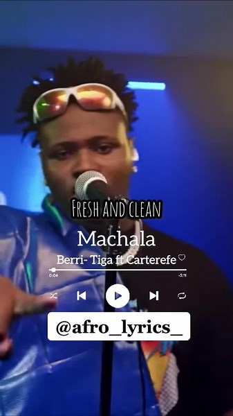 Berri Tiga ft Carterefe - Machala (Lyrics) | Latest Nigerian Music 2022