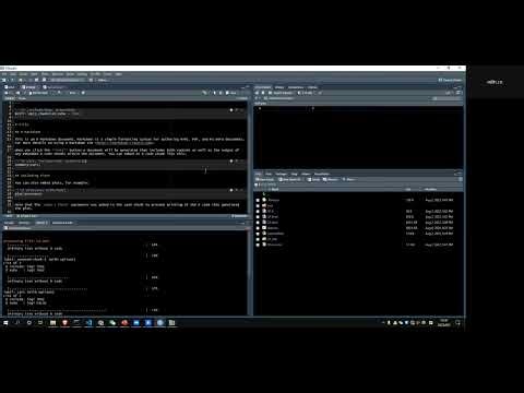 R语言快速入门03 代码块设置include和echo
