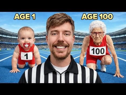 Ages 1 - 100 Race For $250,000! (‪@MrBeast‬ Full Video In Hindi)