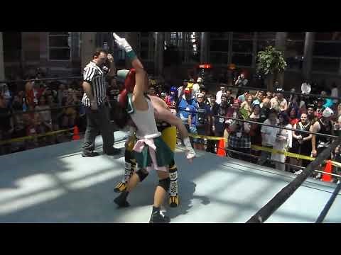 Cosplay Pro Wrestling: Sailor Jupiter vs CM Pikachu